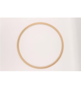 Nurge Ahşap Düz Nakış Kasnak No:8 - 8 mm Açık Kahverengi