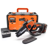 WORX WG324E 20Volt 2.0Ah Li-ion 12CM Profesyonel Şarjlı Zincirli Testere (Siyah)