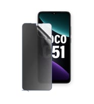 SChitec POCO Poco C51 Uyumlu Ön Yüzey Hayalet Privacy Hidrojel Ekran Koruyucu
