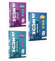 Günay Yayınları Günay Yayınları 8. Sınıf Zoom Fen + Matematik + İnkılap 3 lü set (Çok Renkli)