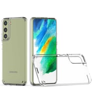 Samsung Galaxy S22 Plus Kılıf Full Şeffaf Sararmaz Kapak (Renksiz)