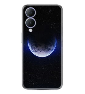 Vivo Y17S Kılıf Resimli Desenli Silikon Platinium Series Midnight Moon 1802