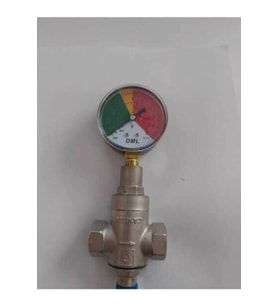 3/4 Su Basınç Düşürücü + Manometre 63 mm 0-10 Bar