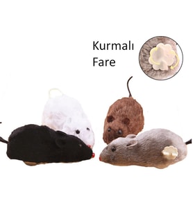 Kurmalı Fare Kedi Eğitim Oyuncağı