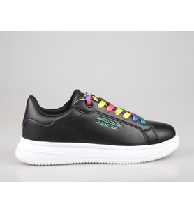 United Colors Of Benetton BNl-10061 Siyah-Beyaz Unisex Sneakers