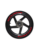 MOTORSİKLET KUBA LASTİK STİCKER LASTİK YANAĞI YAZISI STİKER 8 ADET