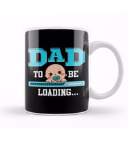 Cute Dad To Be Loading New Father Newborn Baby Kupa Bardak Porselen