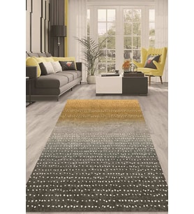 Dijital Kaymaz Taban Yıkanabilir Modern Renkli Salon Halısı Mutfak Halısı Yolluk ND-HT-453 (Çok Renkli)
