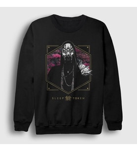 Presmono Unisex Siyah Tour Müzik Sleep Token Sweatshirt 530201tt