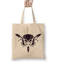 Owl Head Bez Çanta Uzun Saplı