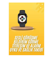 Mey İthalat® Dokunmatik Ekran Akıllı Saat Tema Değiştirme Şık ve Modern Unısex