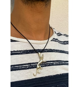 Aslan Model Gümüş Erkek Kolye