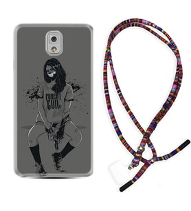 Samsung Note 3 4 5 8 9 20 Ultra 10 Lite Kılıf Boyun Asklı Rasta Silikon Purest Evil 1627