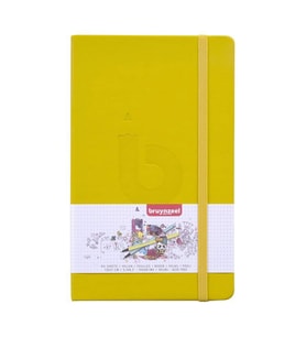 Bruynzeel Bullet Journal Noktalı Defter Sert Kapak 140 gr 13x21 cm 64 yp SARI 