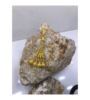 Klasik Kazaziye Dörtlü Tesbih Püskülü Gold (Altın)