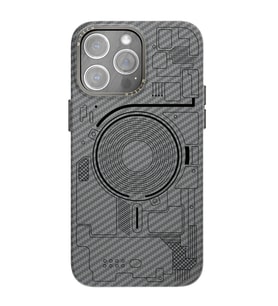 İPhone 13 Pro Uyumlu Mekanik Karbon Tuke  Kılıf