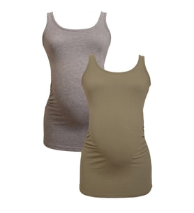 LuvmaBelly MYRA1001_1003 Hamile atlet seti (Haki-Gri)