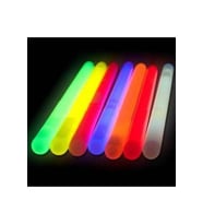 1 Adet 30 cm Glow Işık Karanlıkta Parlayan Fosforlu Kalın Çubuk Yılbaşı Konser Parti İşaret Çubuğu (Karışık)