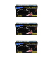 Dolphin Tek Kullanımlık Lateks Siyah Pudrasız Nitril Eldiven Large Büyük Boy -100'lü 3Paket