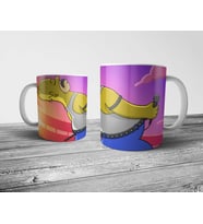 Pixxa Homer Simpson Freddie Mercury - Queen Kupa Bardak Model 2