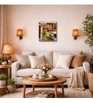 Dekoratif Bisiklet Temalı Kanvas Tablo 49x69 cm – Salon, Mutfak ve Yemek Odası Duvar Dekoru