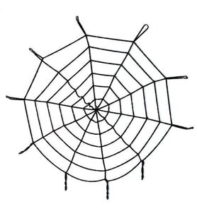 Halloween Cadılar Bayramı Örümcek Ağ Dekor Siyah 1.5 Metre