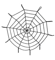 Halloween Cadılar Bayramı Örümcek Ağ Dekor Siyah 1.5 Metre