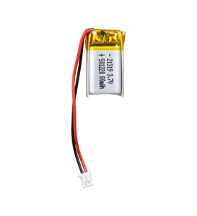 Powermaster 3.7 Volt 80 Mah Lityum Polimer Şarjlı Pil 5X12X20 mm Akıllı Saat Kulaklık Pili