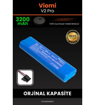 Viomi V2 Pro 3200mAh Robot Süpürge Bataryası - Sertifikalı Güvenlik, Gerçek Kapasite