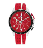 Tommy Hilfiger Red Silicone Chronograph Men's Watch - th1792170