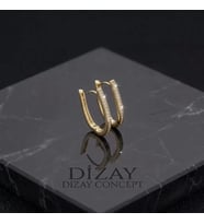Xupıng Özel Seri Zirkon Taşlı 14K Altın Kaplama Bayan Küpe