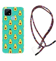Realme C11 C21 C21Y C25Y C11 2021 Kılıf Boyun Asklı Rasta Silikon Oynayan Avokadolar 1770