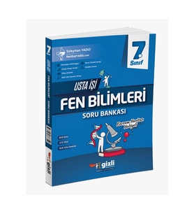 Gizli Yayınları 7. Sınıf Fen Bilimleri Usta İşi Soru Bankası+Kavram Haritası