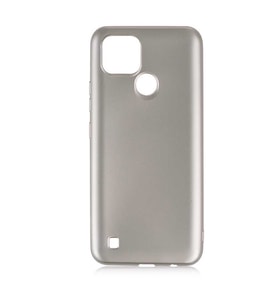 Realme C21 Kılıf Zore Premier Silikon Kılıf (Gold)