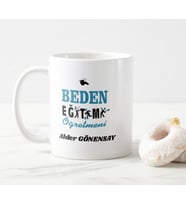 Kişiye Özel Beden Öğretmeni Beyaz Kupa Bardak