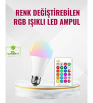 9 Watt Beyaz Işık ve Renk Ayarlı Akıllı LED Ampul
