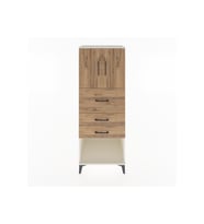 Hyperion Dolap 2 Raflı 3 Çekmeceli 2 Kapaklı 60x44x163 Aytaşı-Çam
