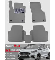 FORD FİESTA (2017-2024) Uyumlu EVA Paspas Tam Set–Araca Özel,Su Geçirmez,Kolay Montaj