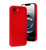 Apple İphone 16e Kılıf Viera Silikon - Kırmızı