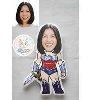Kişiye Özel Süper Kahraman Şekilli Maskot Yastık 3