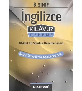 TUDEM YAYINLARI 8.SINIF LGS BLOKTEST İNGİLİZCE KLAVUZ DENEME