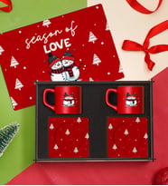 Ahşap Kutuda Season of Love 2'li Fincan Seti