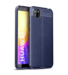 Huawei Y5P Kılıf Esnek Pu-Deri Leather-Pu Serisi Protected Case (Lacivert)