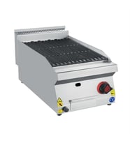 CSA Karacasan  Enüstriyel 40 cm 700 Seri Set Üstü Doğalgazlı Lavataş Dökümlü Izgara(40x70x85Cm)