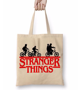 Stranger Things Bez Çanta Uzun Saplı