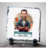 Kişiye Özel Hediye Karikatürlü En Yakışıklı İç Mimar Dekoratif Taş