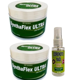 Synthaflex Sırt Diz Vücut Sızıları İçin Masaj Bakım Kremi 100 Ml X 2 Adet+Masaj Yağı Ile 30 Ml