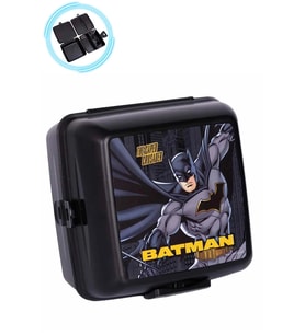 Siyah Caped Batman Beslenme Kabı - Batman Yemek Kabı, Batman Beslenme Kutusu (Karışık)