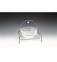 TEKLİ  23 CM POLYCARBONAT KASELİ,KALIN TEŞHİR STANDI