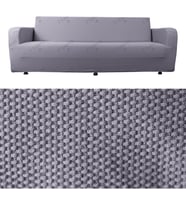 3 Kişilik Balpeteğı Desen Likralı Koltuk Örtüsü Cekyat Için Lastikli koyu gri 180 x 230